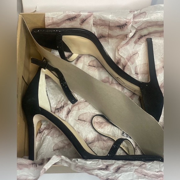 Jessica Simpson Ostey Women’s Black Supreme Microsuede Stiletto Heels size 7.5 - Picture 10 of 12